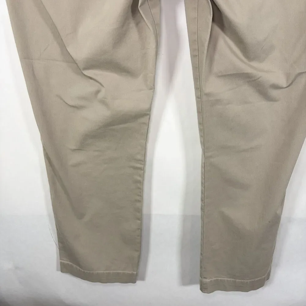 Polo Ralph Lauren Stretch Straight Fit Chino Pants Mens 38x30 Beige Khakis